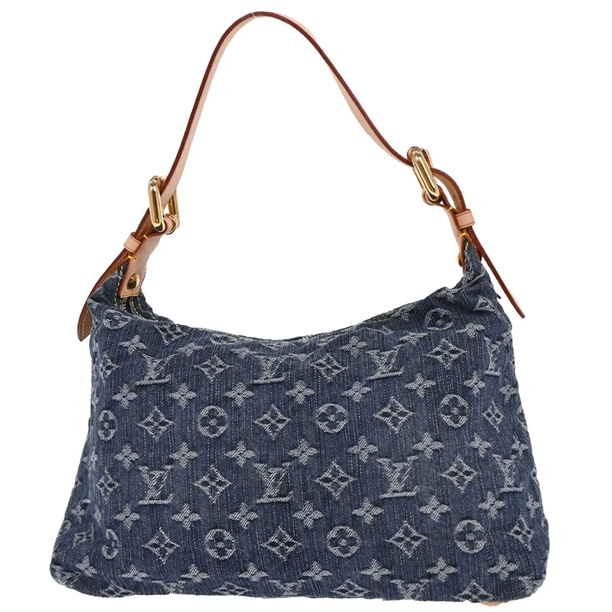 Louis Vuitton Blue Monogram Denim Baggy PM Shoulder Bag M95049 - Image 2