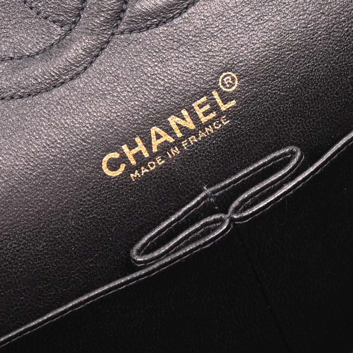 Chanel 2001-2003 Black Canvas COCO Medium Classic Double Flap Shoulder Bag - Image 7
