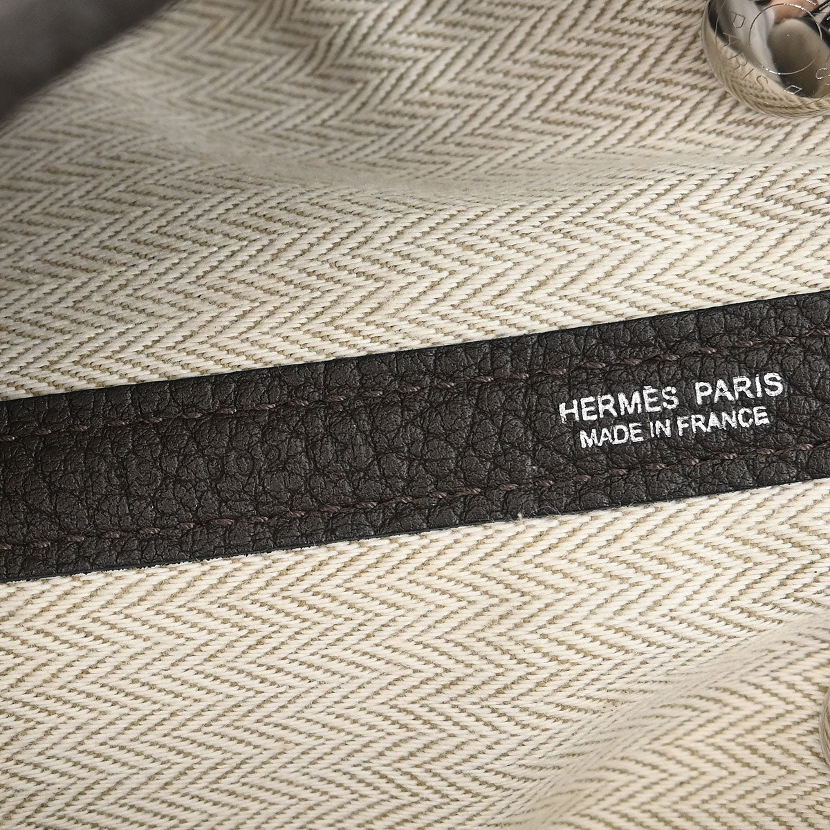 Hermes 2015 Ebene Negonda Garden Party 30 TPM Tote Handbag - Image 10