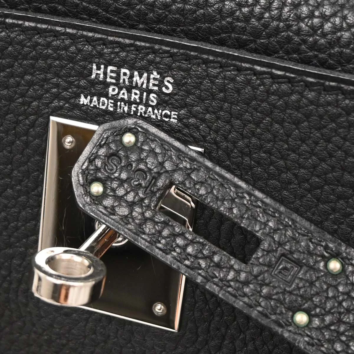 Hermes Black Togo Kelly 32 Retourne 2way Shoulder Handbag - Image 10