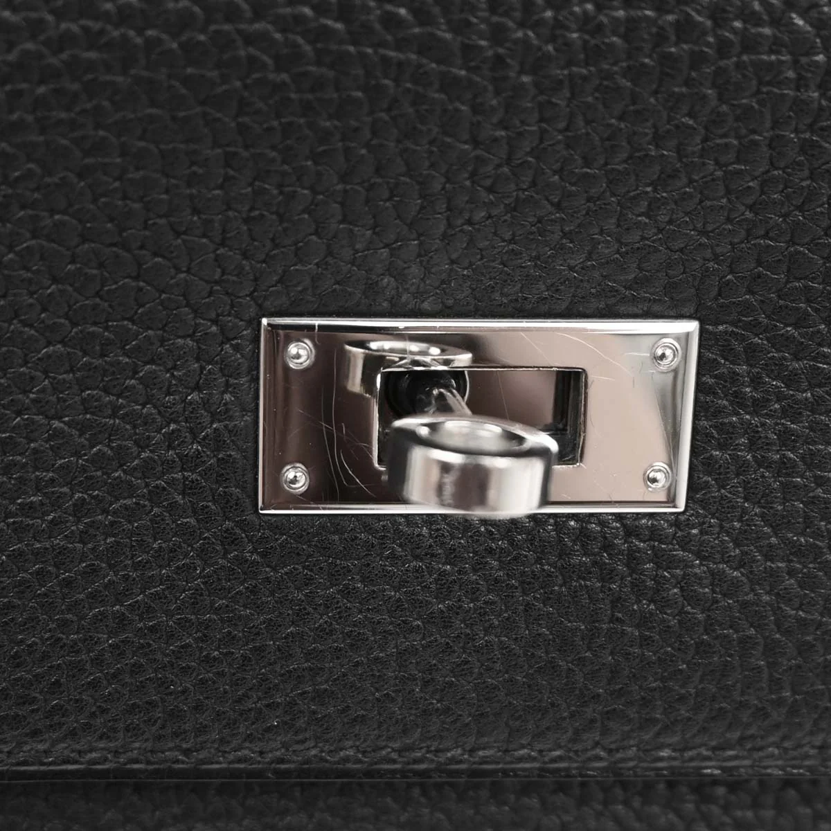 Hermes Black Togo Kelly 32 Retourne 2way Shoulder Handbag - Image 6