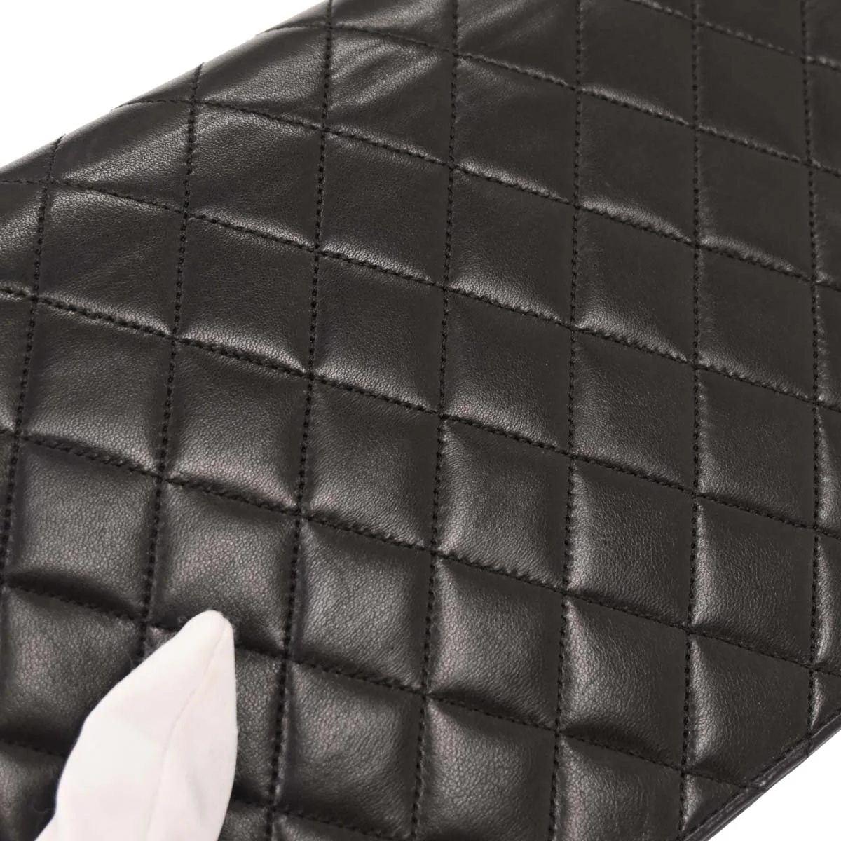 Chanel 2008-2009 Black Lambskin Turnlock Medium Half Flap Shoulder Bag - Image 3