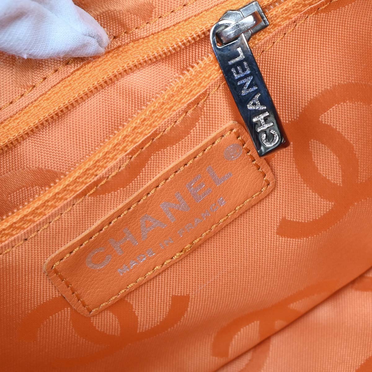 Chanel Brown Calfskin Cambon Ligne Bowling Bag - Image 8