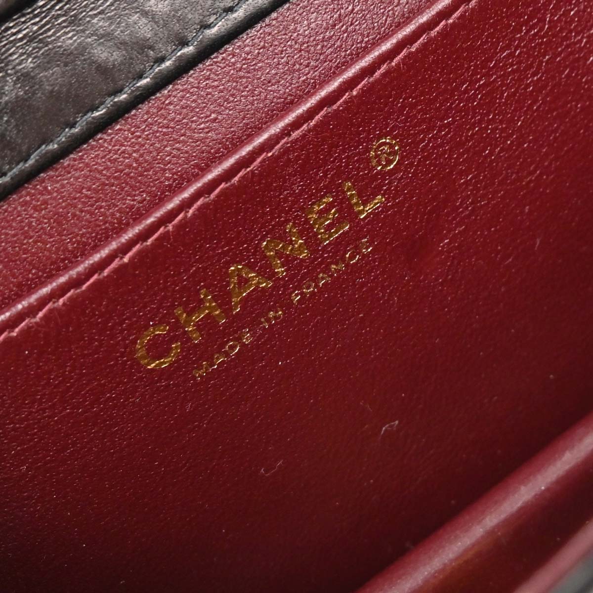 Chanel 2003-2004 Black Lambskin Turnlock Mini Full Flap Shoulder Bag - Image 7