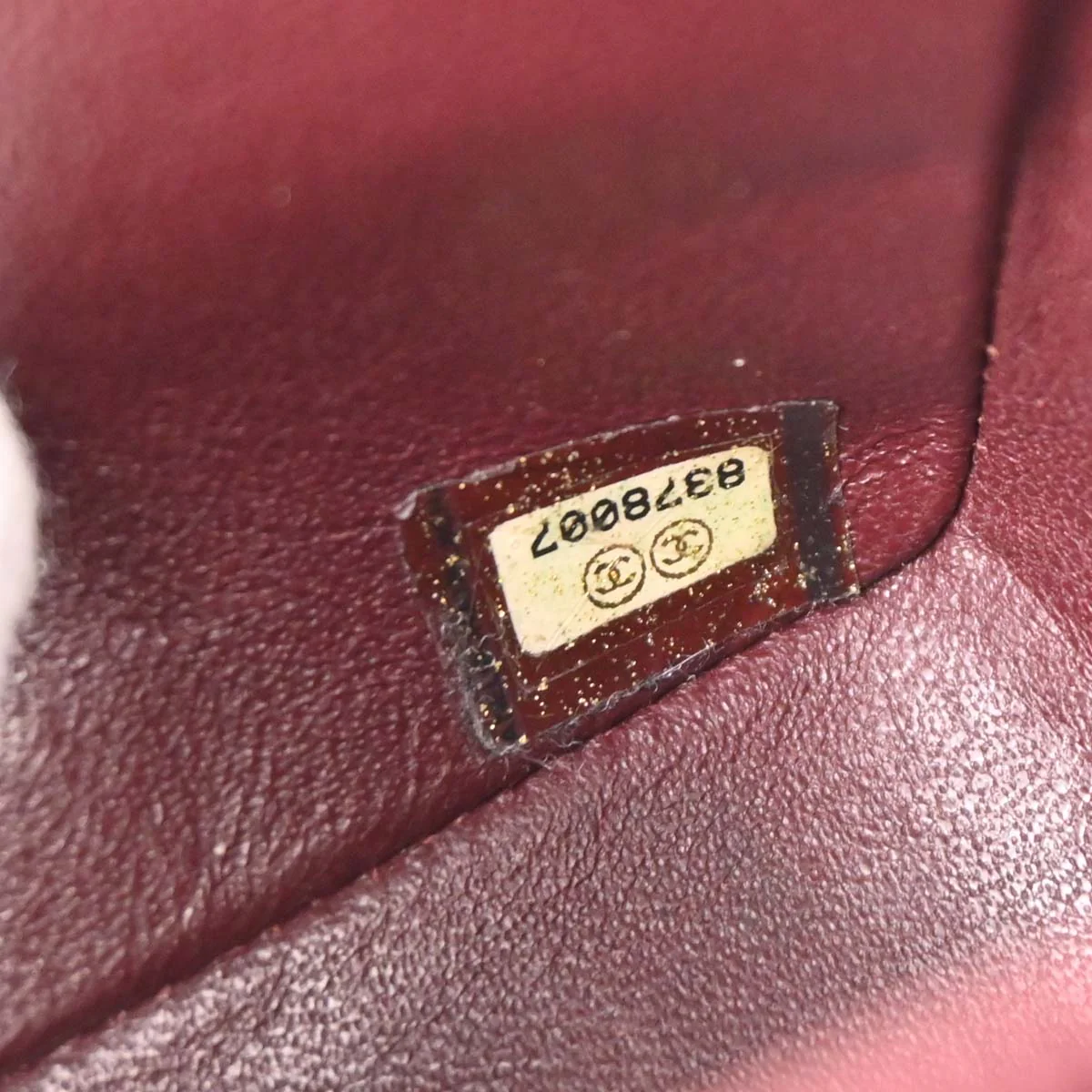 Chanel 2003-2004 Black Lambskin Mini Classic Square Flap Shoulder Bag - Image 9