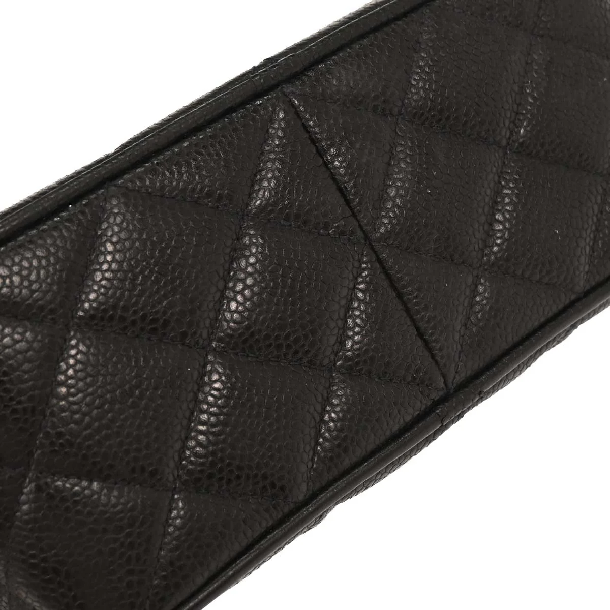 Chanel 1991-1994 Black Caviar Camera Bag Mini - Image 3