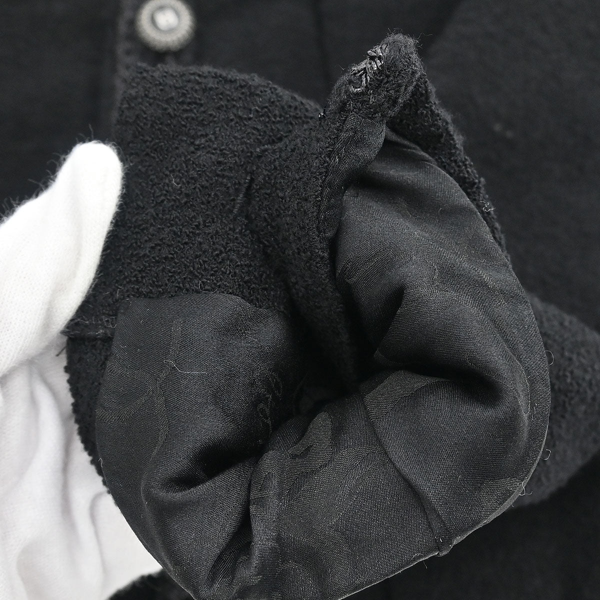 Chanel 2008 Single Breasted Jacket Black #38 - Image 6