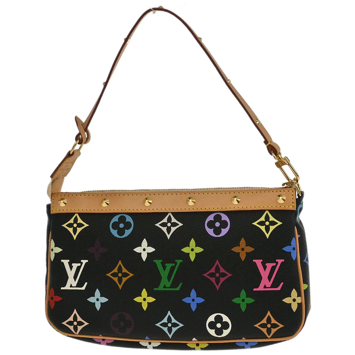 Louis Vuitton Black Multicolor Pochette Accessoires M92648 - Image 2