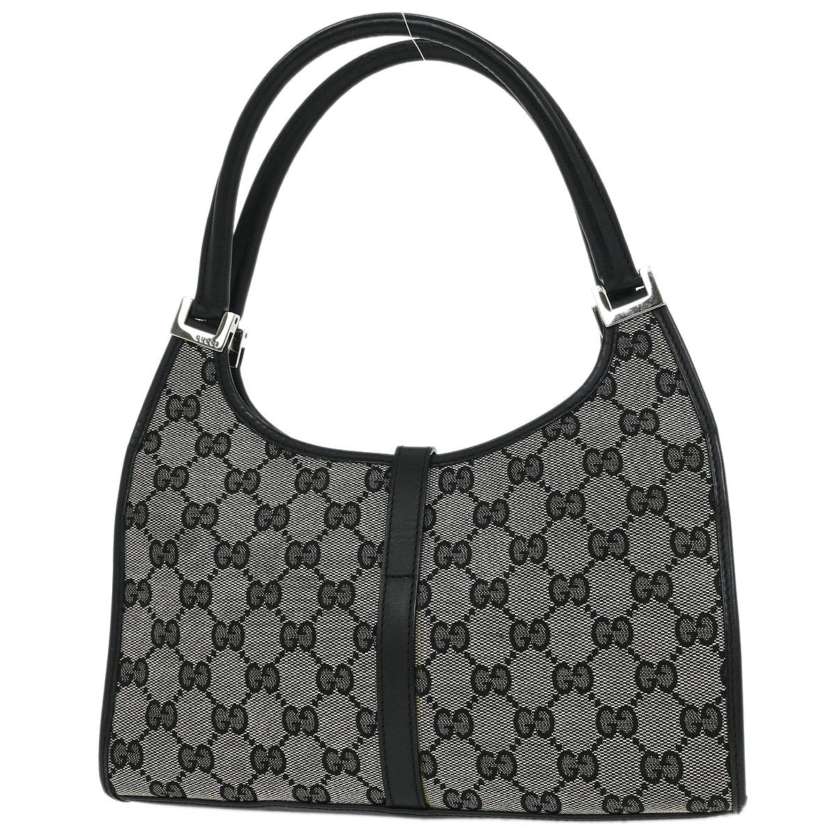 Gucci Gray GG Jackie Handbag - Image 2