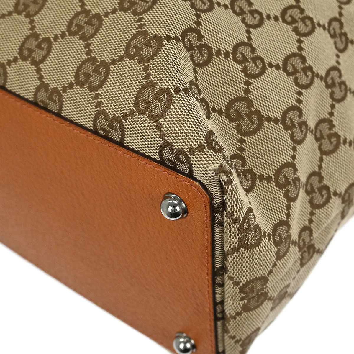 Gucci Beige Canvas GG Tote Handbag - Image 4