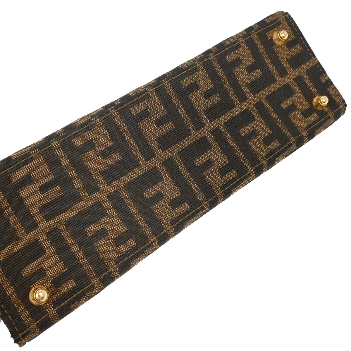 Fendi Brown Zucca 2way Shoulder Tote Handbag - Image 4