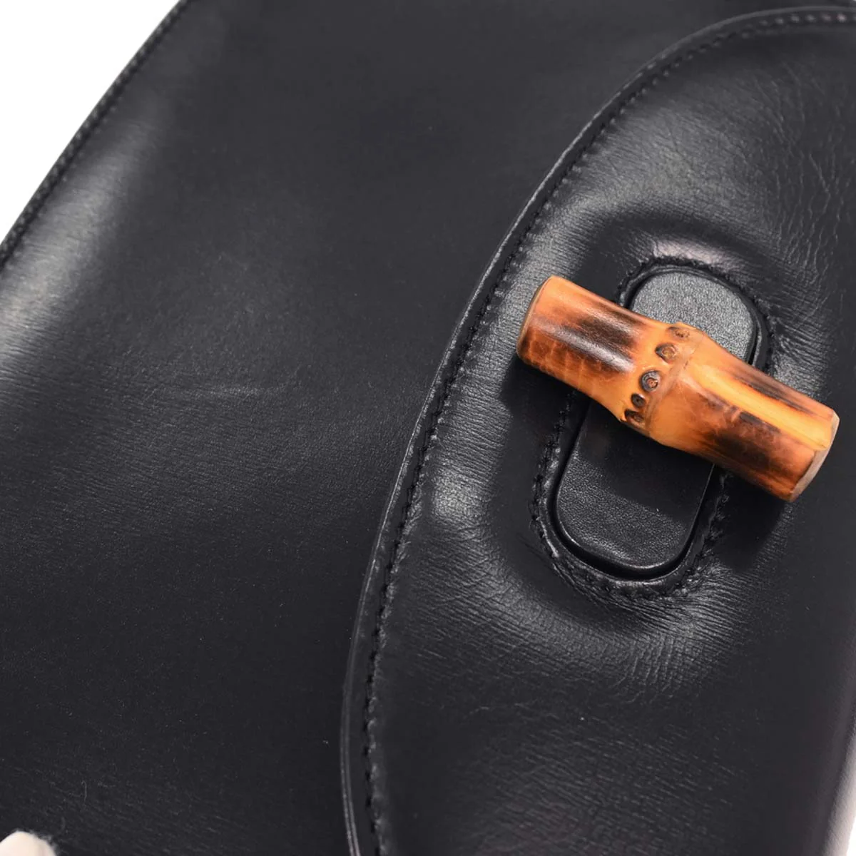Gucci Black Bamboo 2way Shoulder Handbag - Image 6