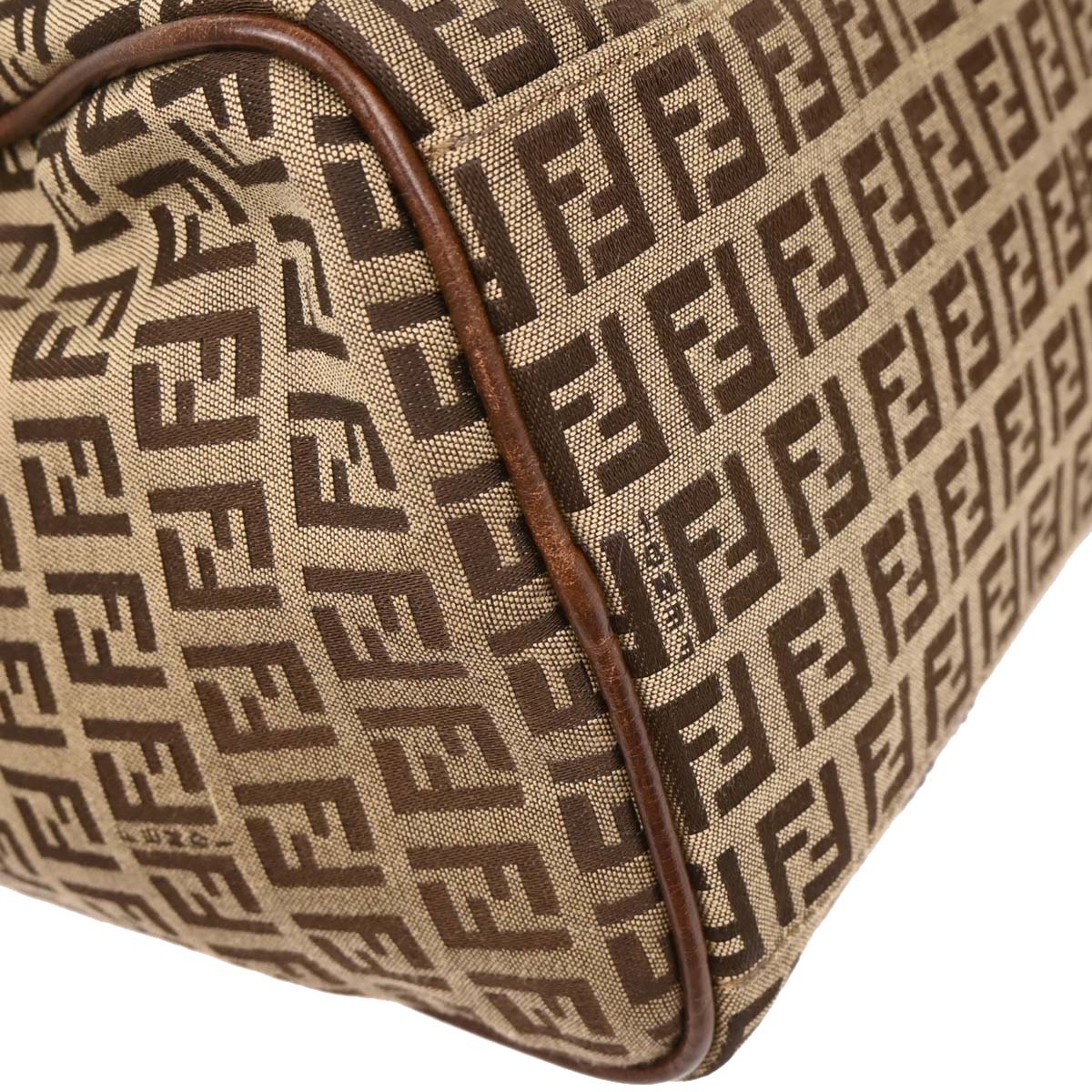 Fendi Brown Zucchino Handbag - Image 5