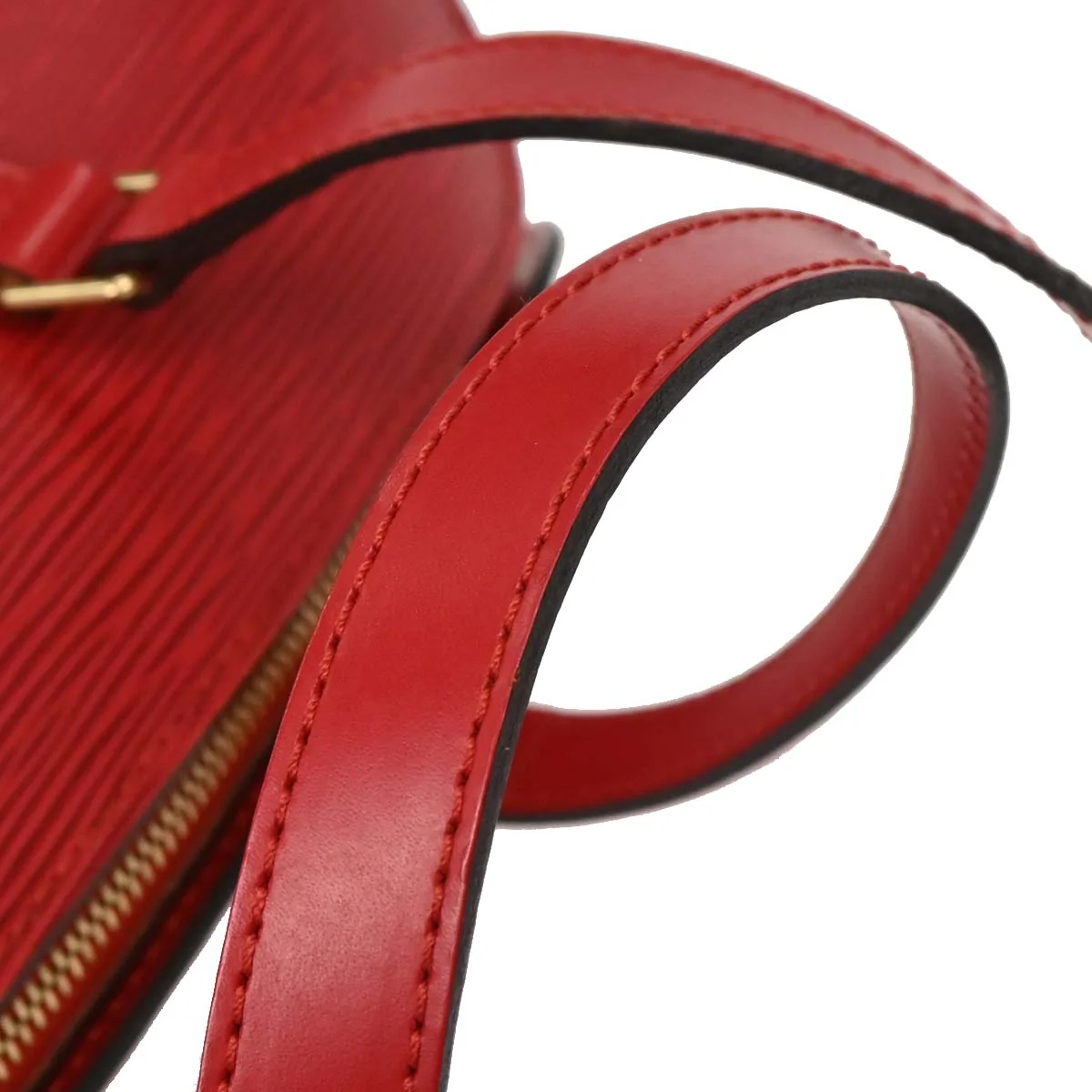 Louis Vuitton Red Epi Soufflot Handbag M52227 - Image 5