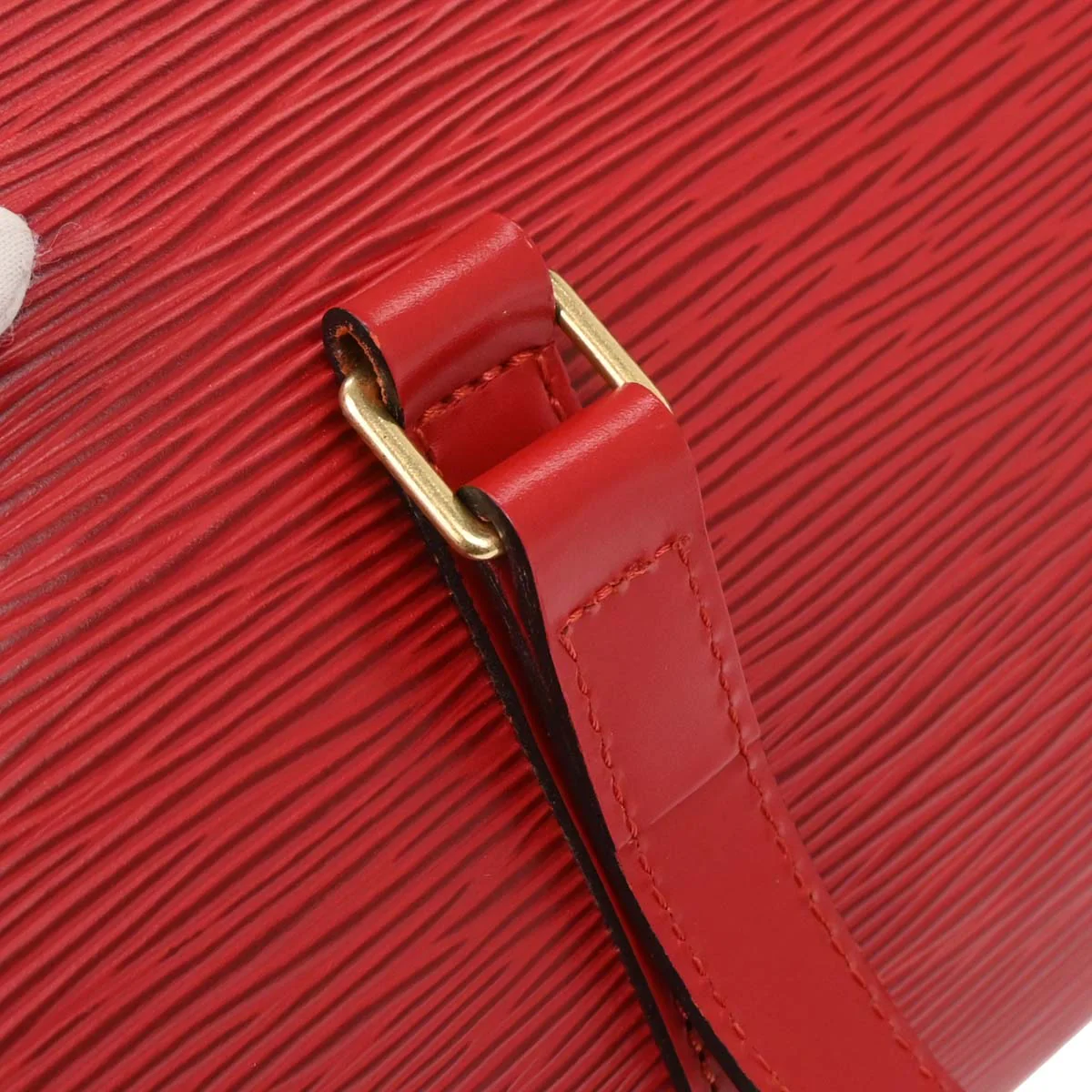 Louis Vuitton Red Epi Soufflot Handbag M52227 - Image 6