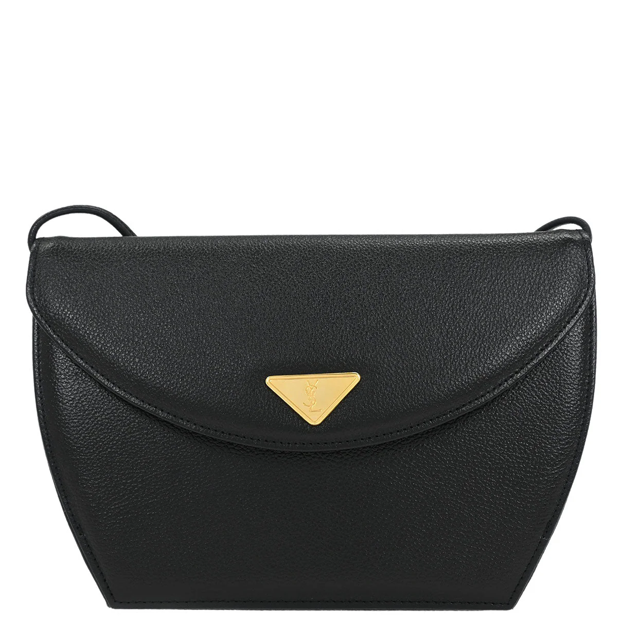 Yves Saint Laurent Black Leather Shoulder Bag