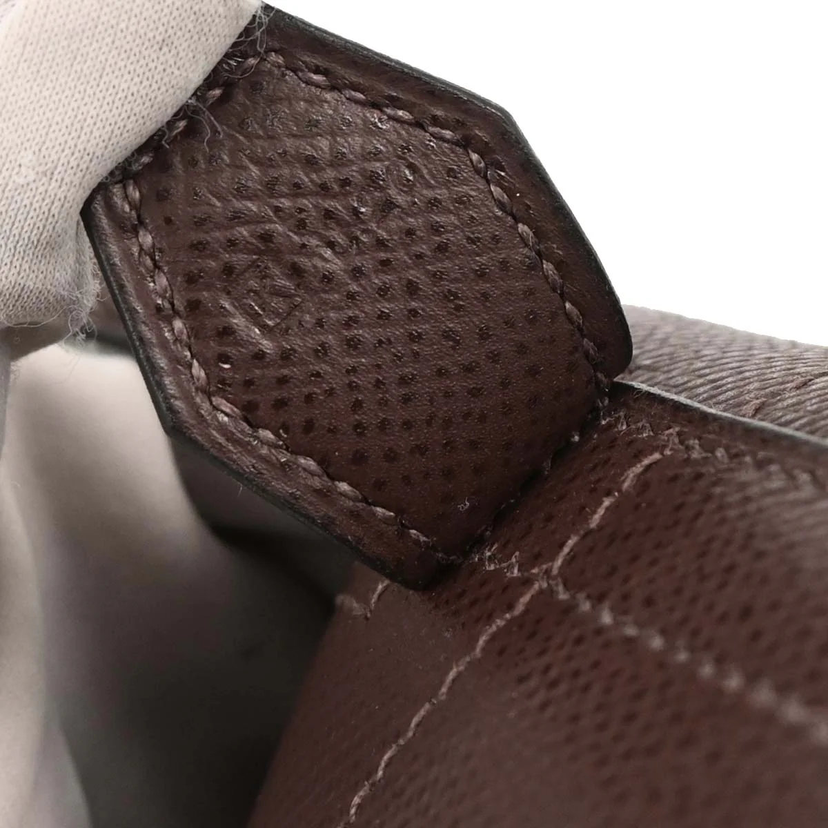 Hermes Chocolat Epsom Bolide 31 2way Shoulder Handbag - Image 10