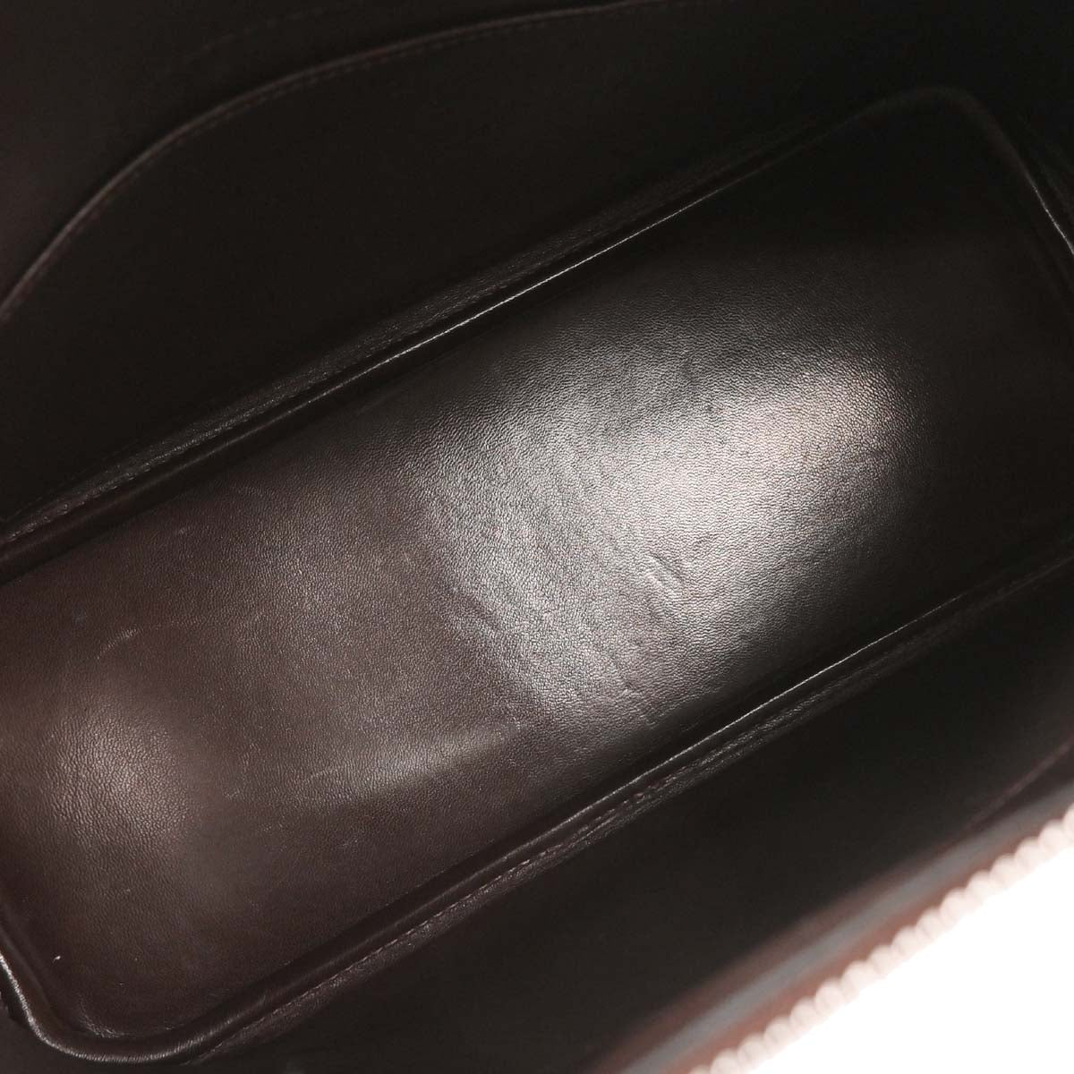 Hermes Chocolat Epsom Bolide 31 2way Shoulder Handbag - Image 7