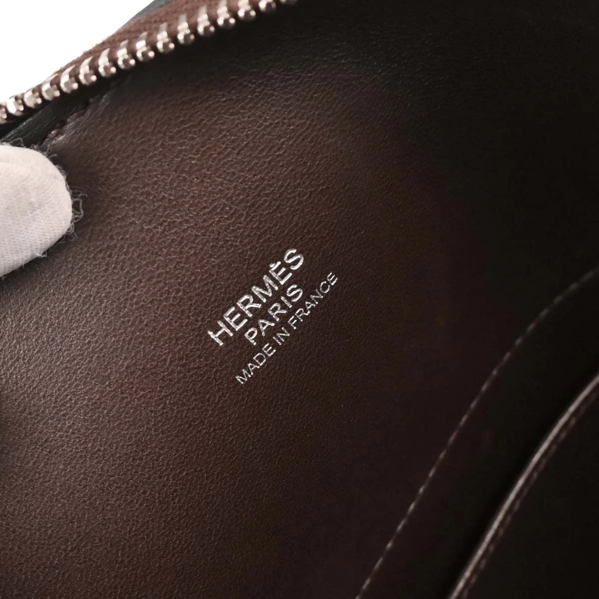 Hermes Chocolat Epsom Bolide 31 2way Shoulder Handbag - Image 8