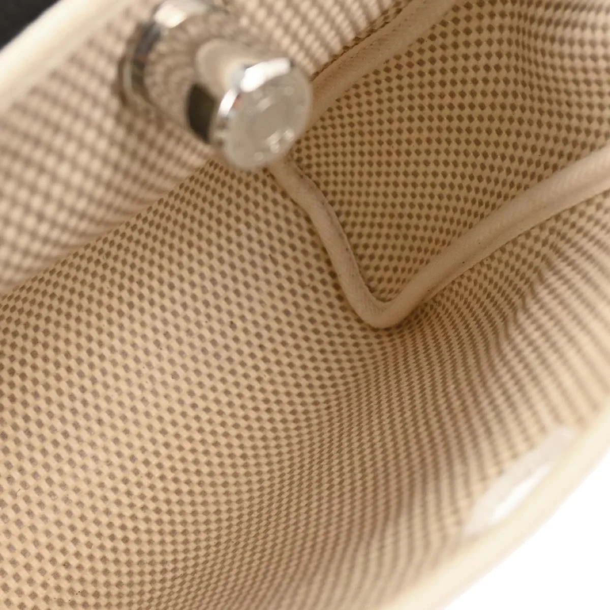 Hermes Beige Black Toile GM Officier Herbag TPM 2 in 1 Shoulder Bag - Image 6