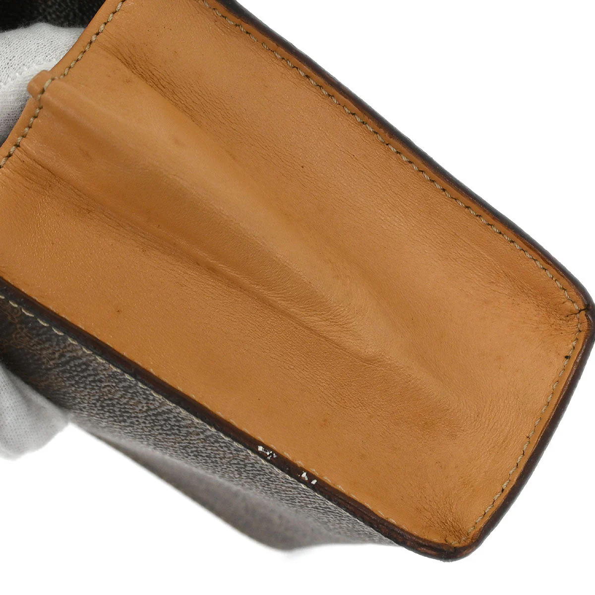 Celine Brown Macadam 2way Shoulder Handbag - Image 6