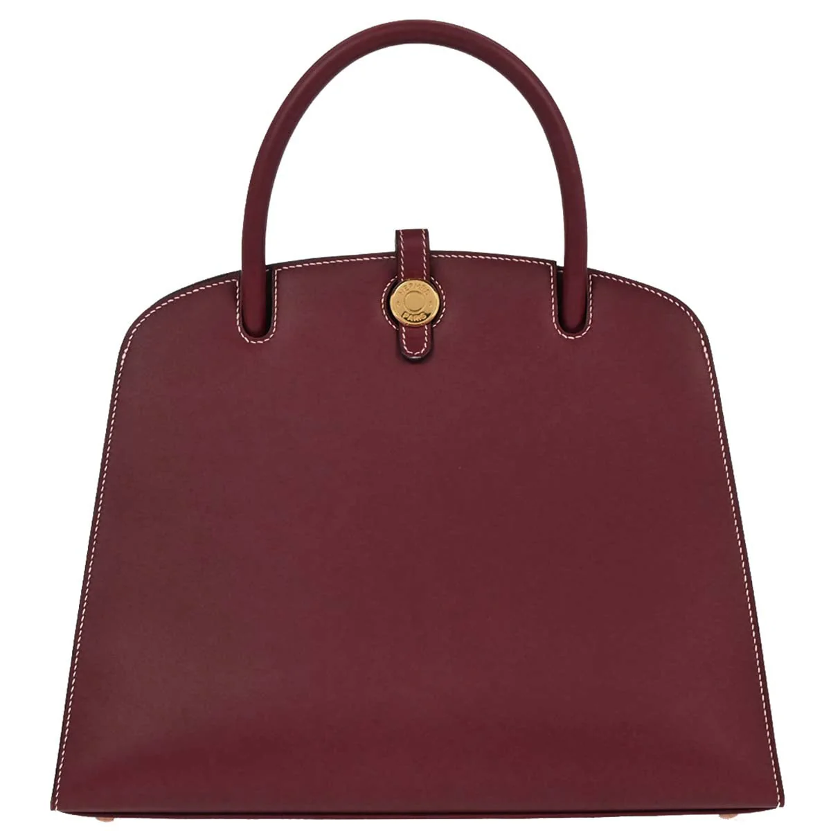 Hermes Rouge H Chamonix Dalvy 30 MM Handbag