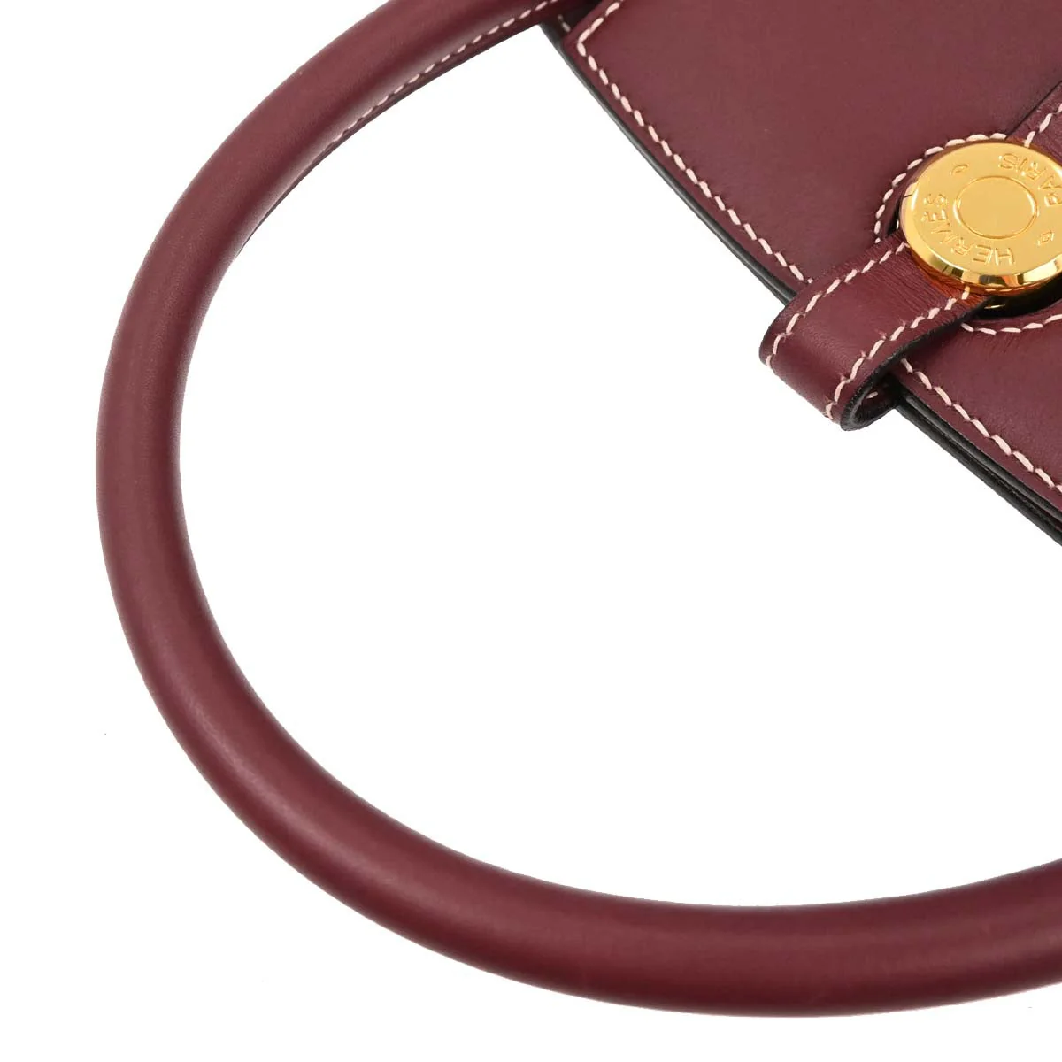 Hermes Rouge H Chamonix Dalvy 30 MM Handbag - Image 5