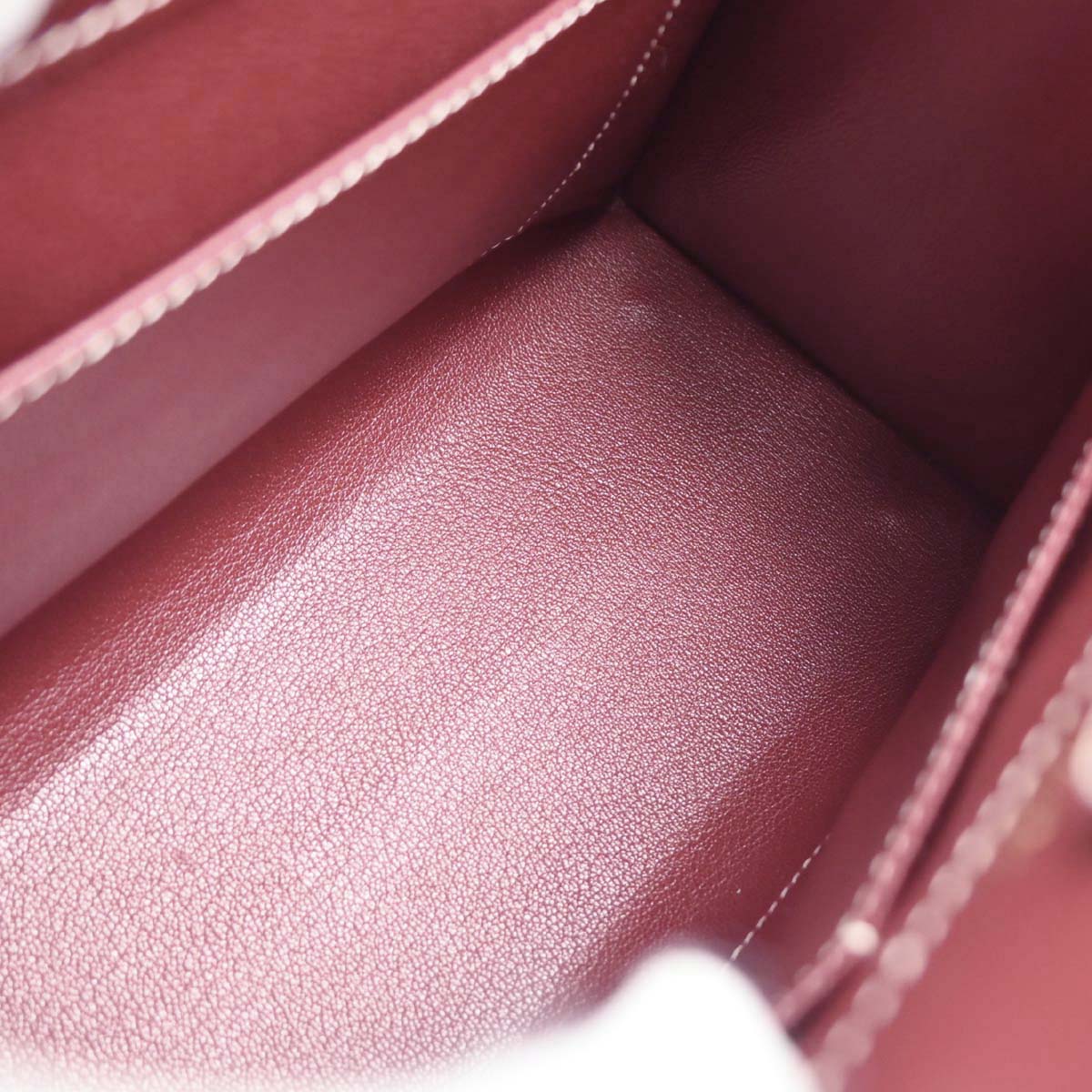 Hermes Rouge H Chamonix Dalvy 30 MM Handbag - Image 7
