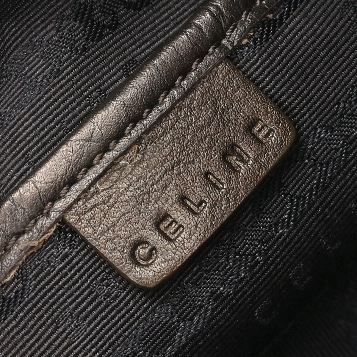 Celine Brown Macadam Shoulder Bag - Image 8
