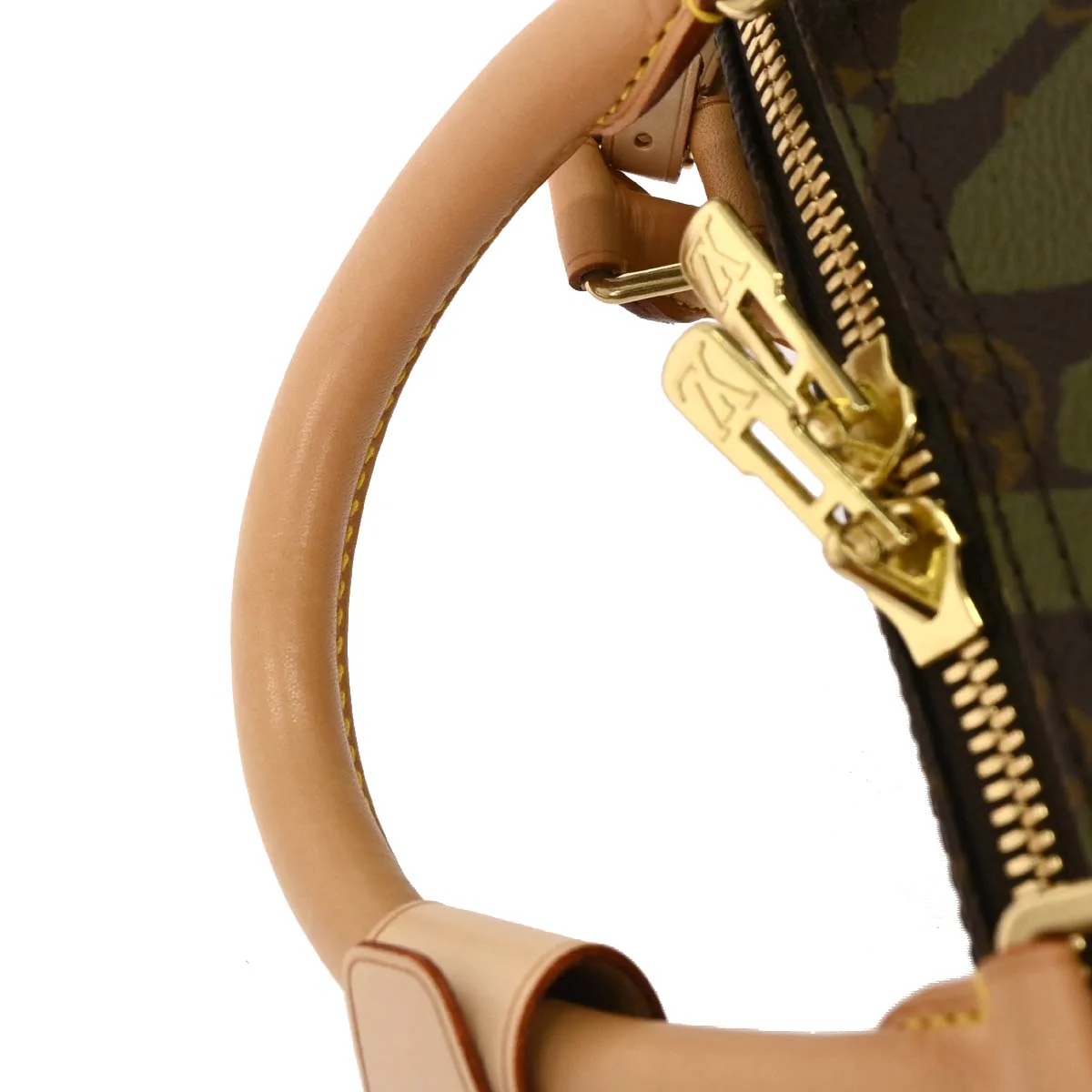 Louis Vuitton Khaki Monogram Graffiti Keepall 50 Duffle Bag M92196 - Image 5