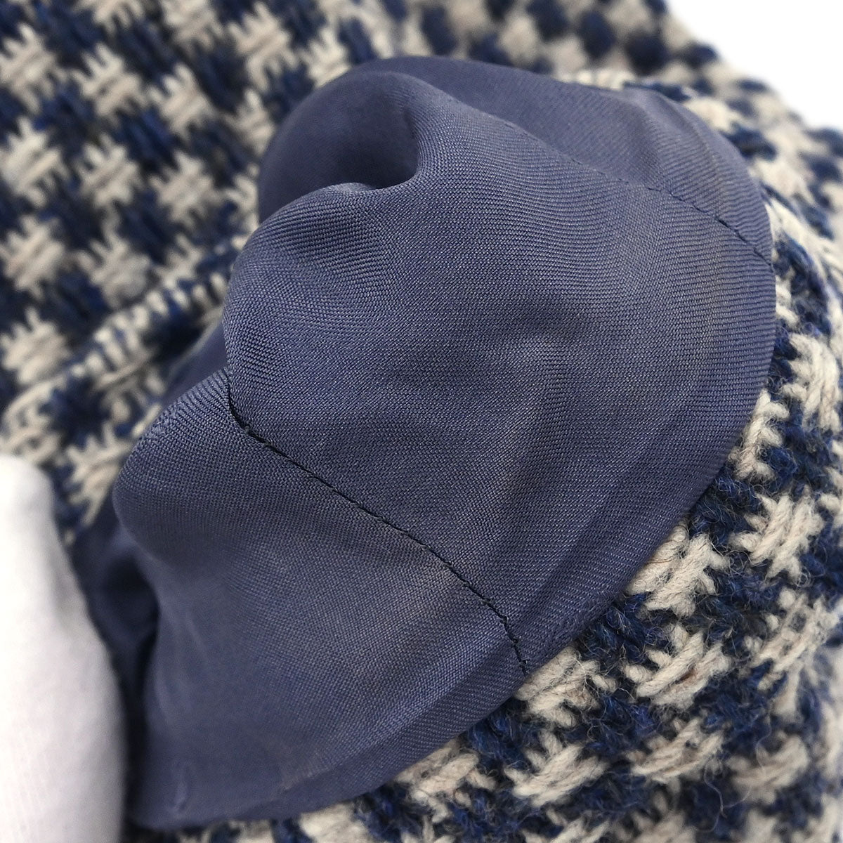 Chanel Single Breasted Jacket Navy #40 - Image 3