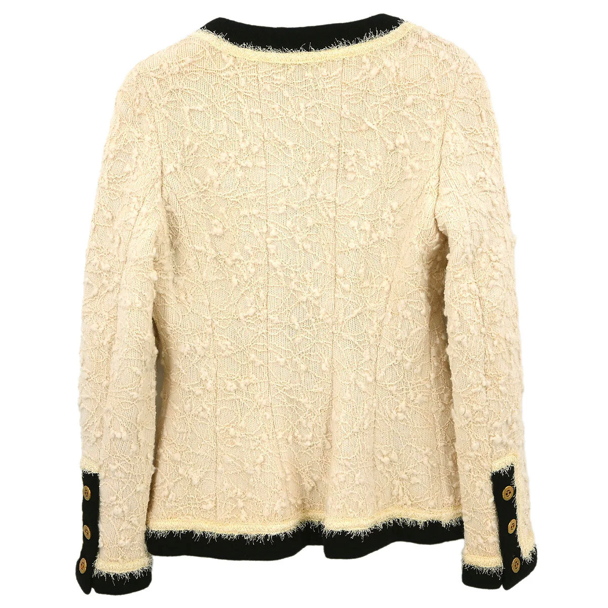 Chanel Single Breasted Jacket White #40 - Image 2