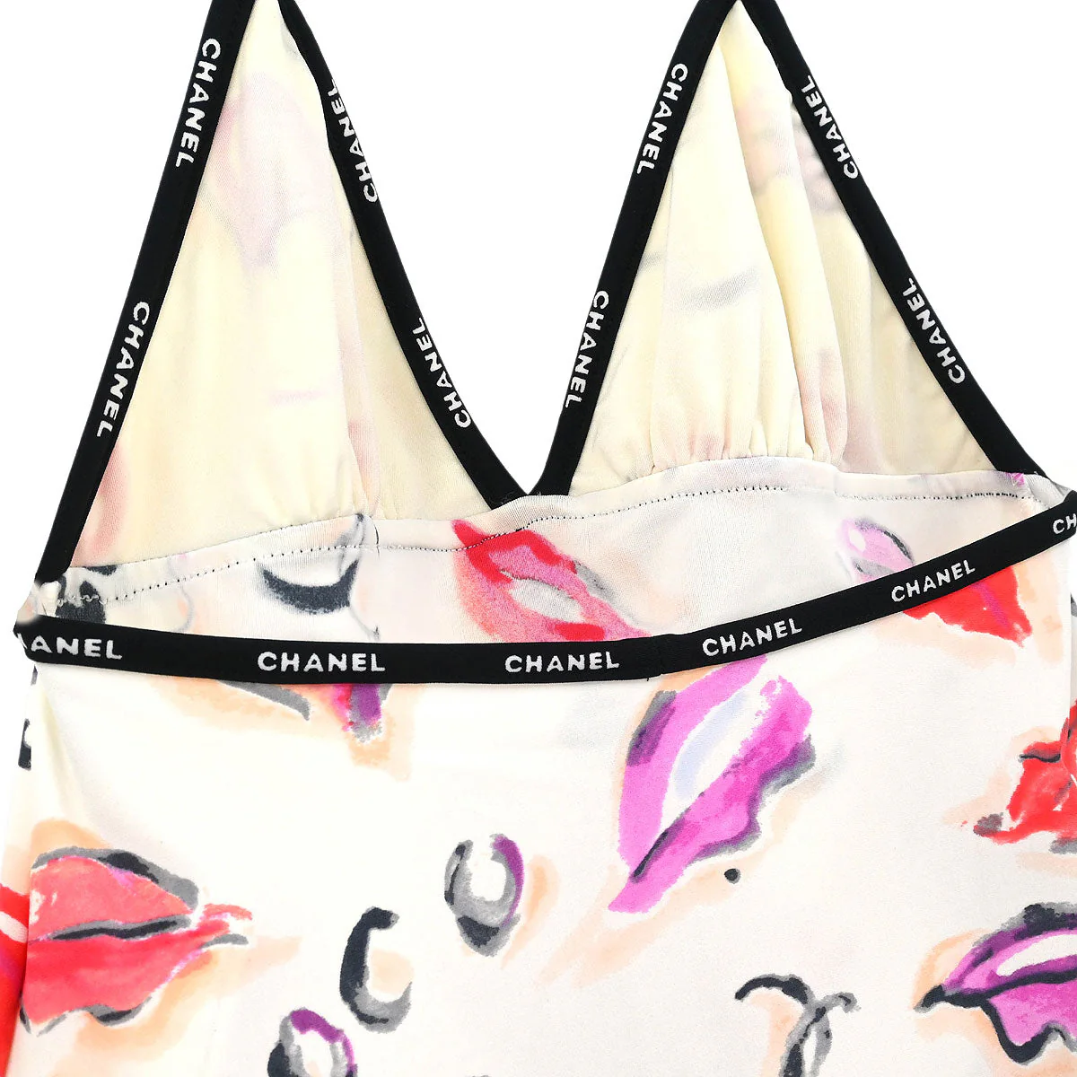 Chanel Swimwear Swimsuit Camisole Dress White #34 - Image 4