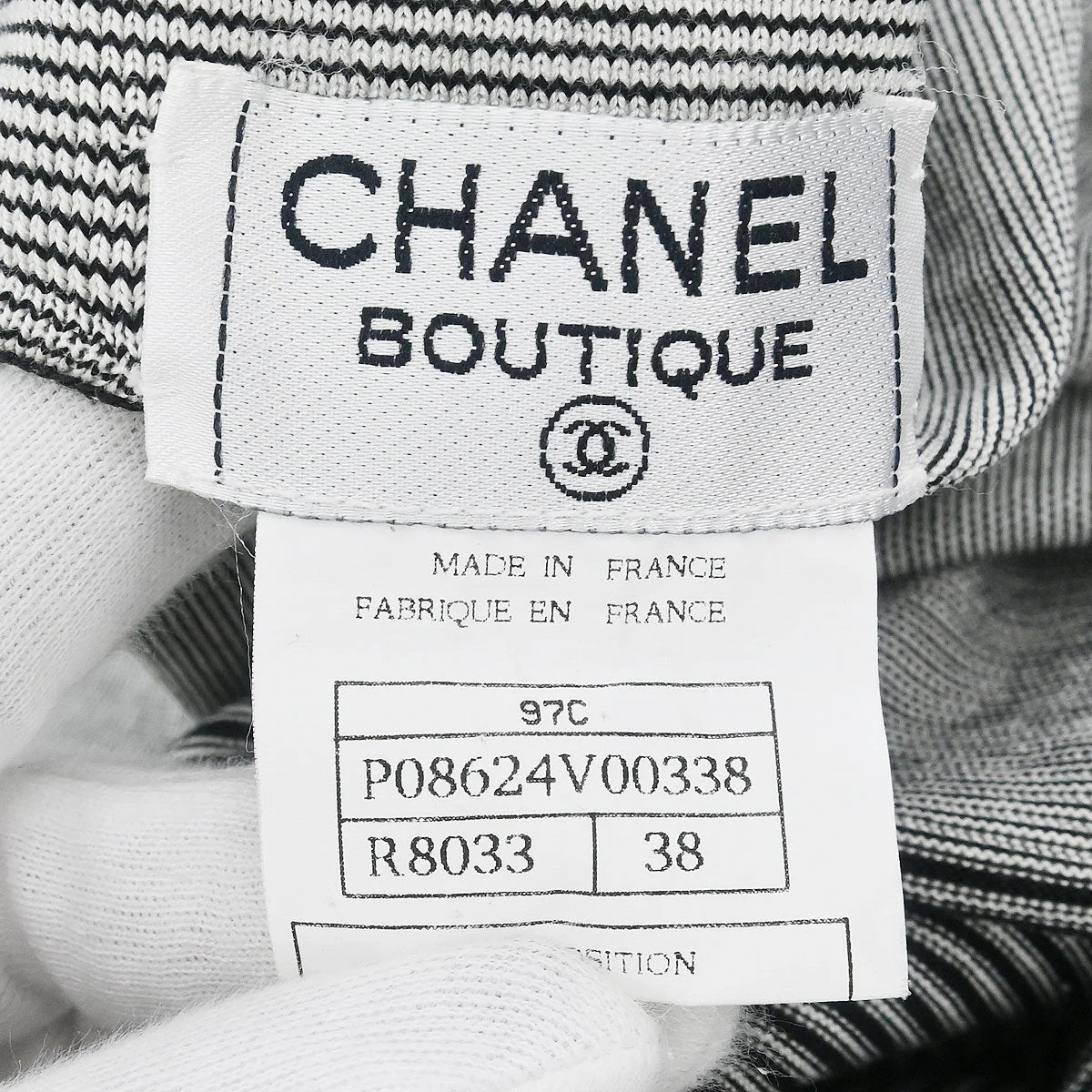 Chanel Short Sleeve Top Black #38 - Image 9
