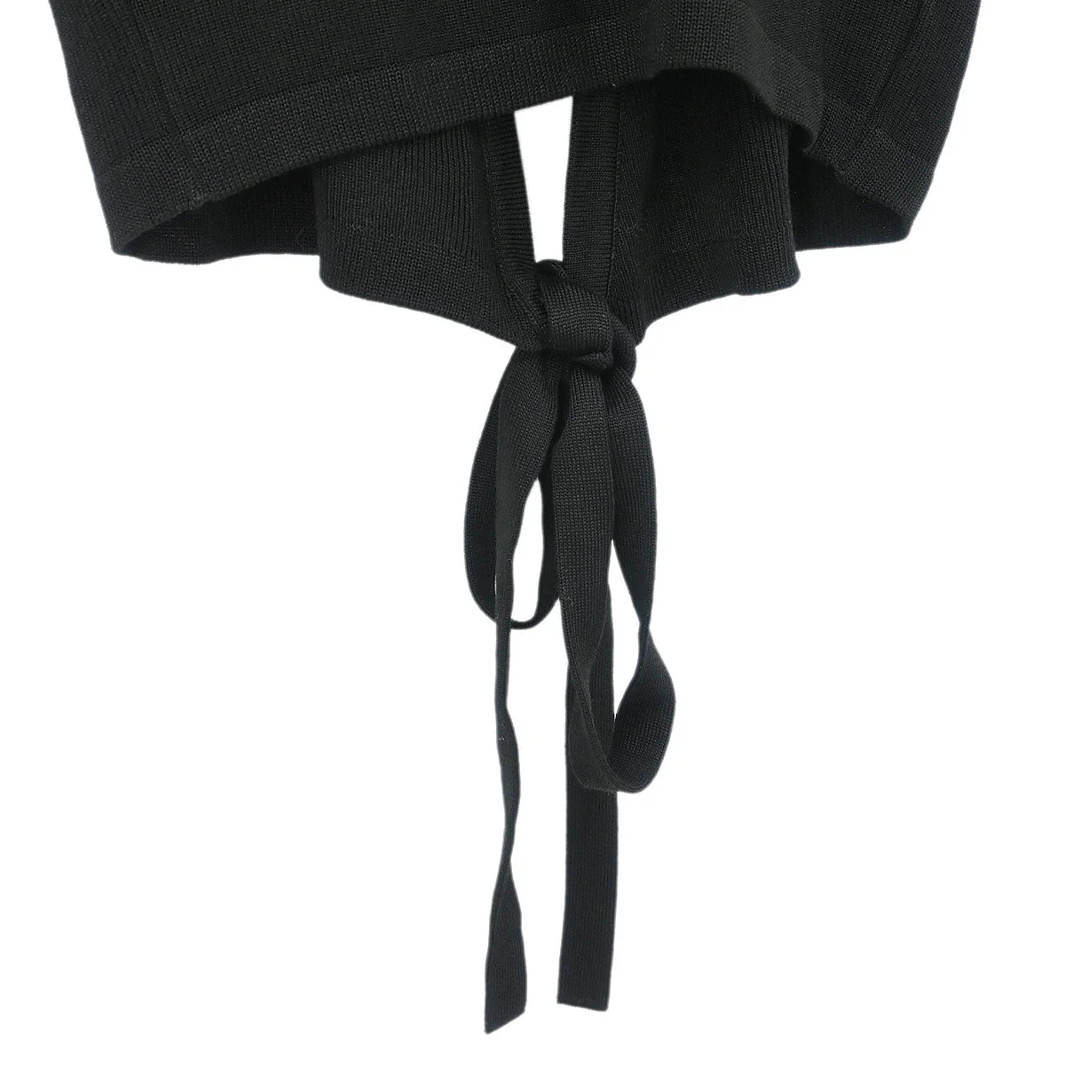 Chanel Short Sleeve Wrap Top Black #38 - Image 3