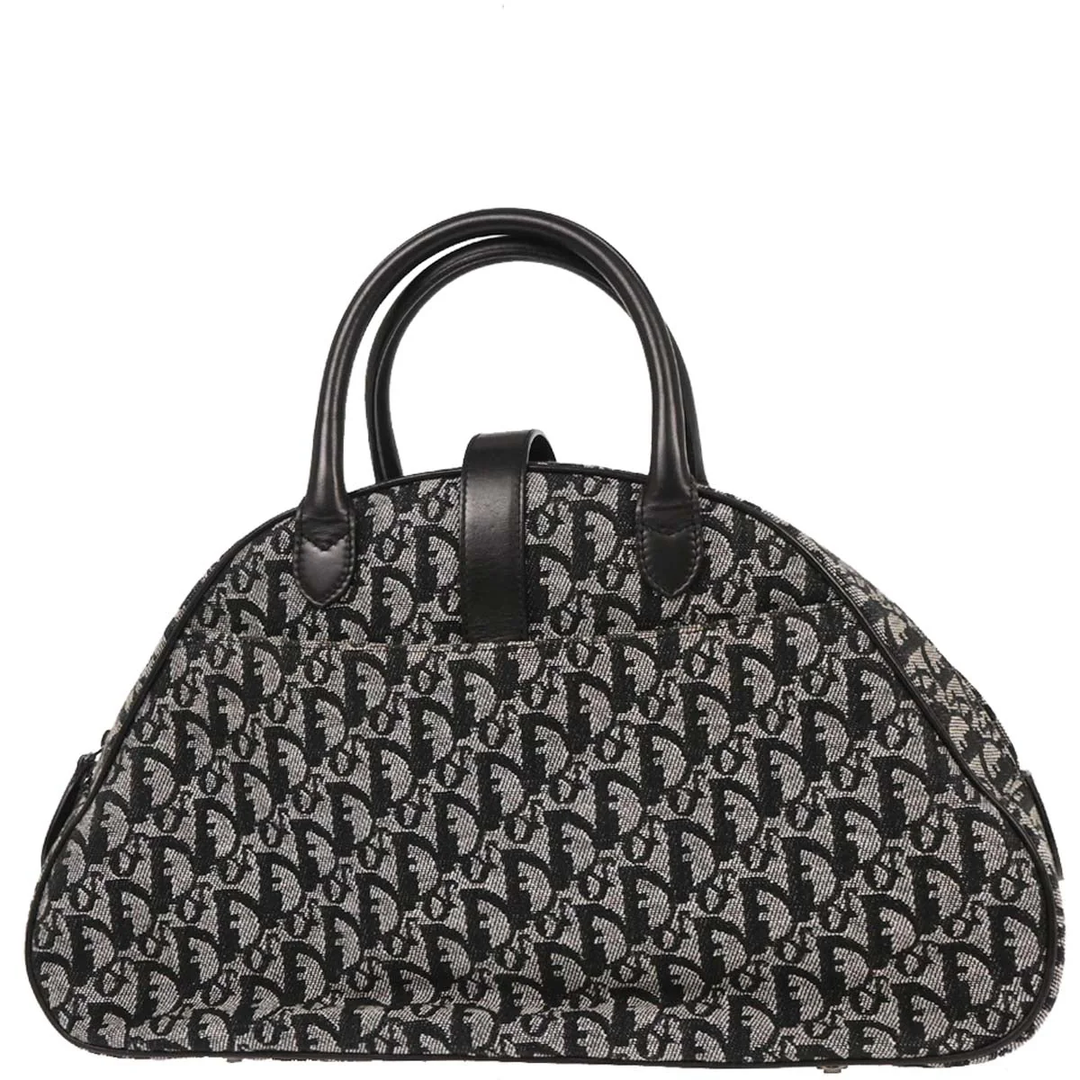 Christian Dior 2002 Black Double Saddle Trotter Handbag - Image 2