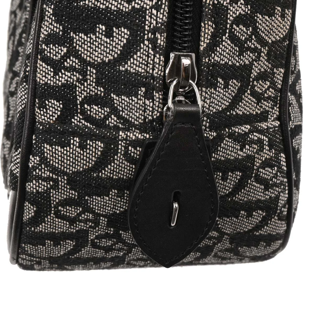 Christian Dior 2002 Black Double Saddle Trotter Handbag - Image 8
