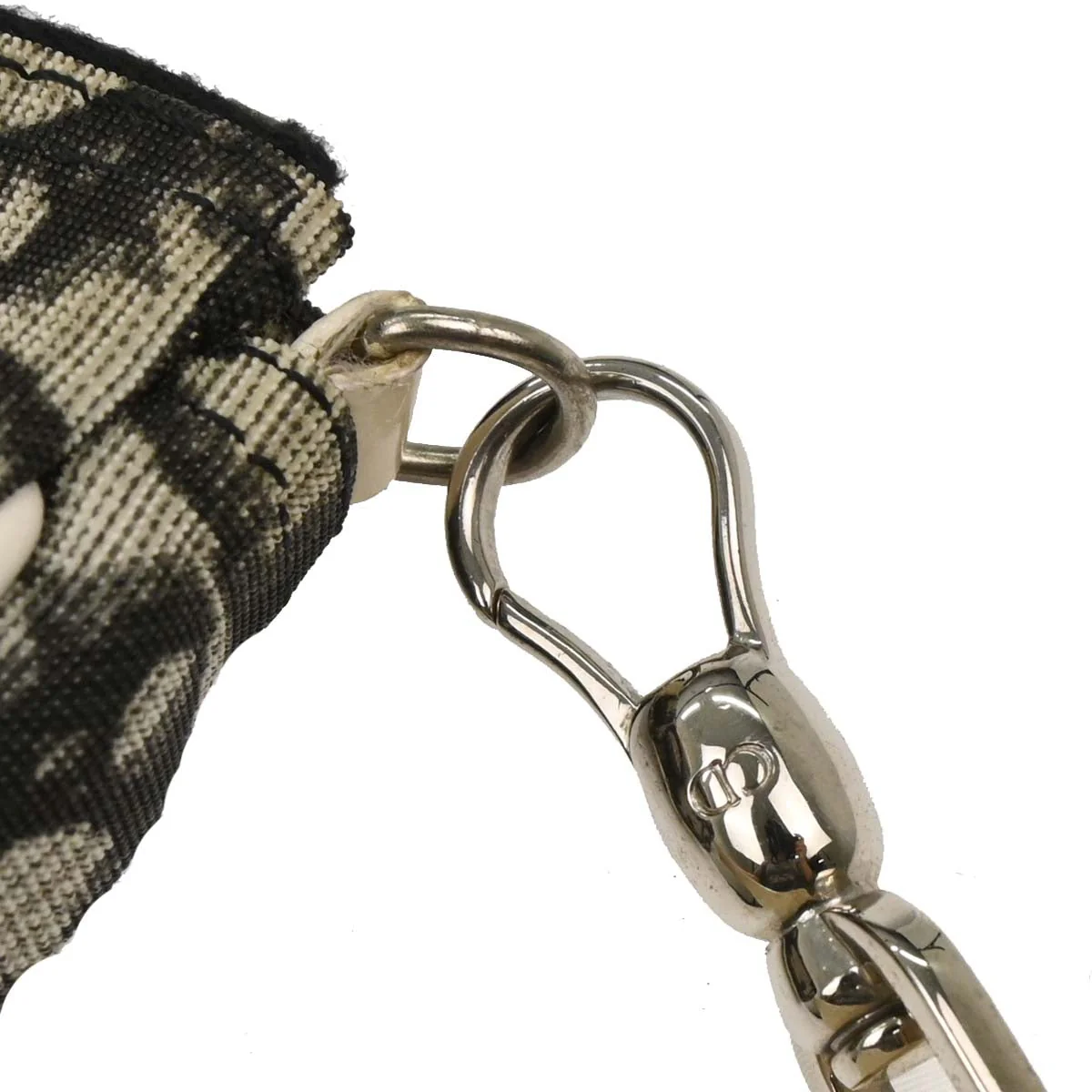 Christian Dior 2004 Black PVC Trotter Saddle Handbag - Image 5