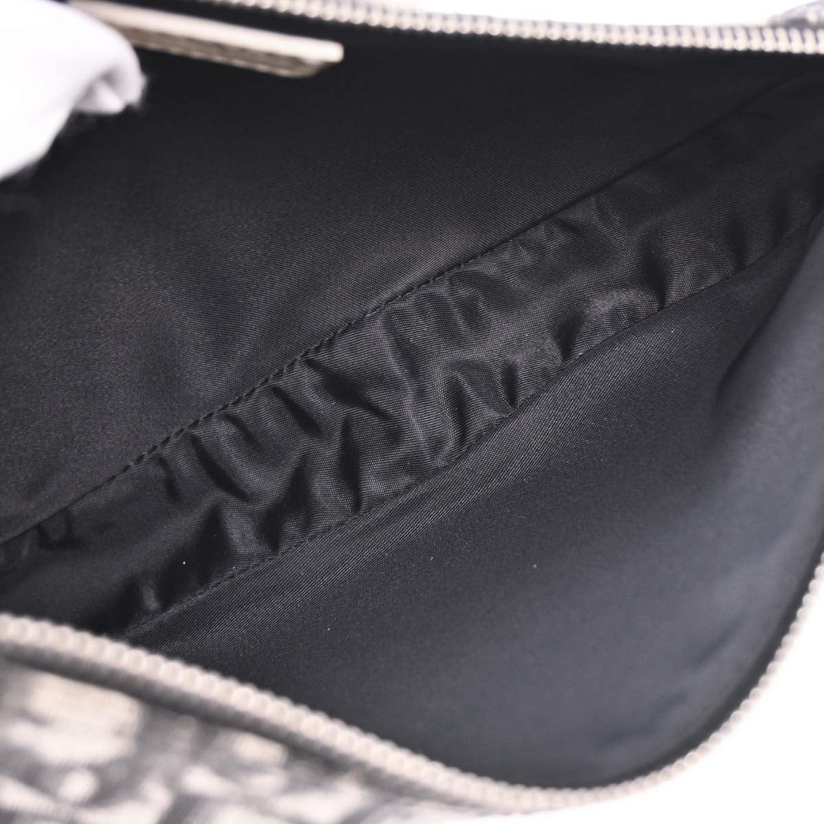 Christian Dior 2004 Black PVC Trotter Saddle Handbag - Image 7
