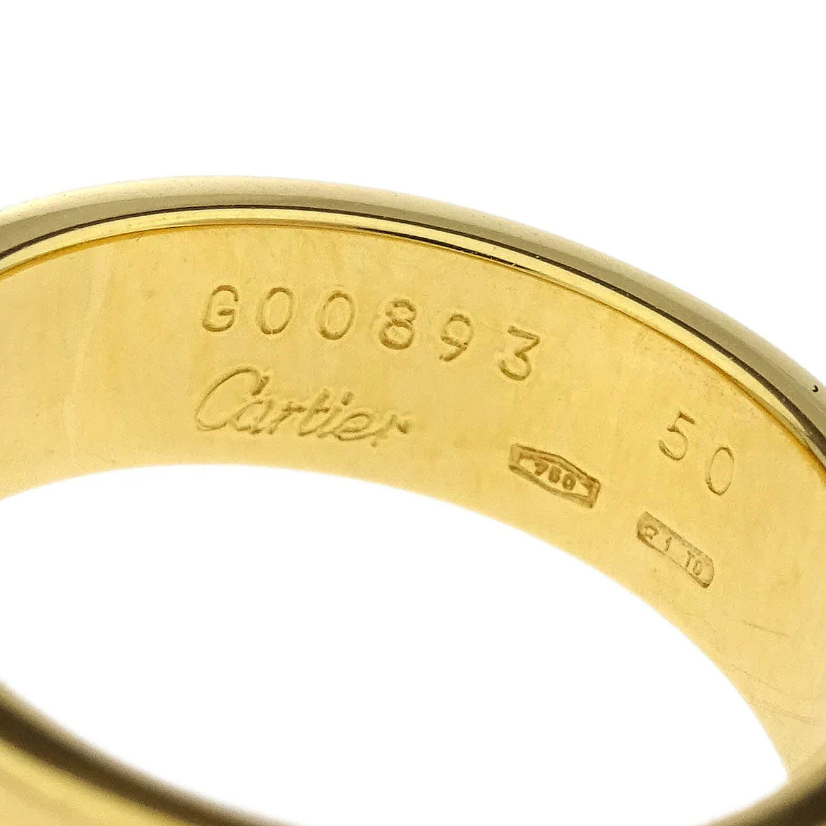 Cartier Love Ring Au750 #50 - Image 4