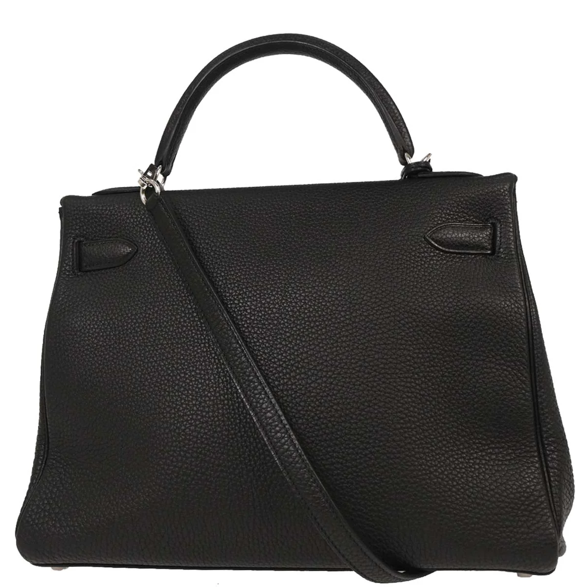Hermes Black Togo Kelly 32 Retourne Handbag - Image 2