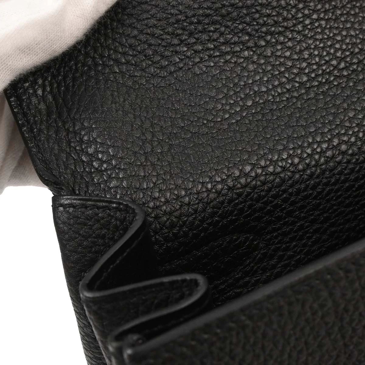 Hermes Black Togo Kelly 32 Retourne Handbag - Image 9