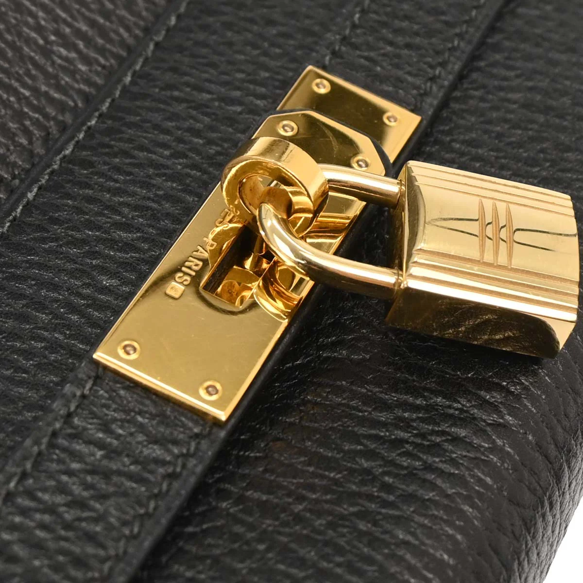 Hermes Black Ardennes Kelly 32 Retourne 2way Shoulder Handbag - Image 5