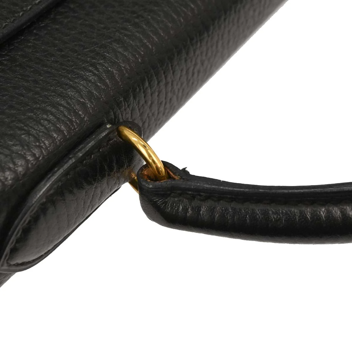 Hermes Black Ardennes Kelly 32 Retourne 2way Shoulder Handbag - Image 6