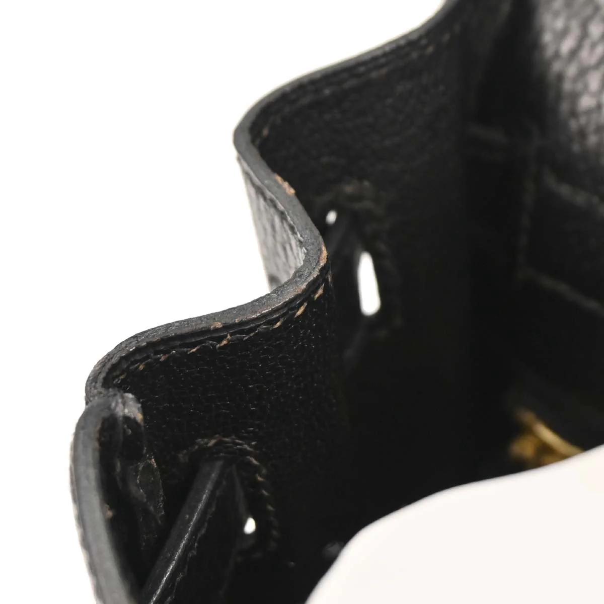 Hermes Black Ardennes Kelly 32 Retourne 2way Shoulder Handbag - Image 9