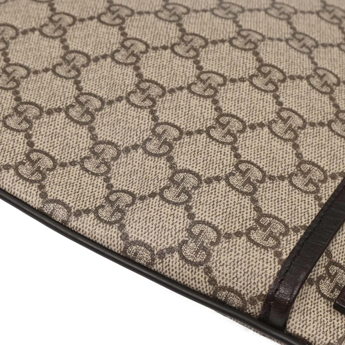 Gucci Beige PVC GG Shoulder Bag - Image 5