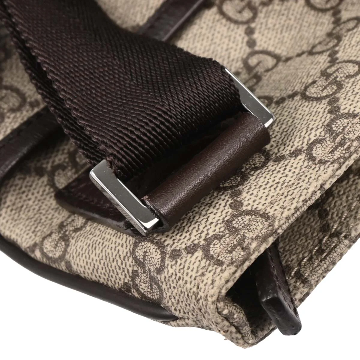 Gucci Beige PVC GG Shoulder Bag - Image 6