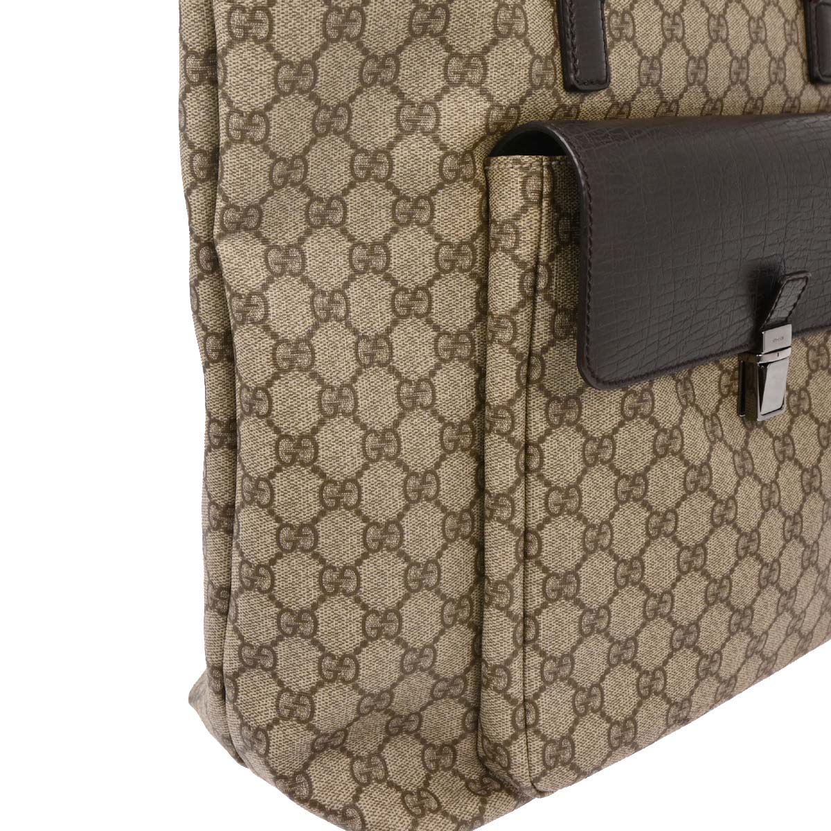 Gucci Beige PVC GG Tote Handbag - Image 3