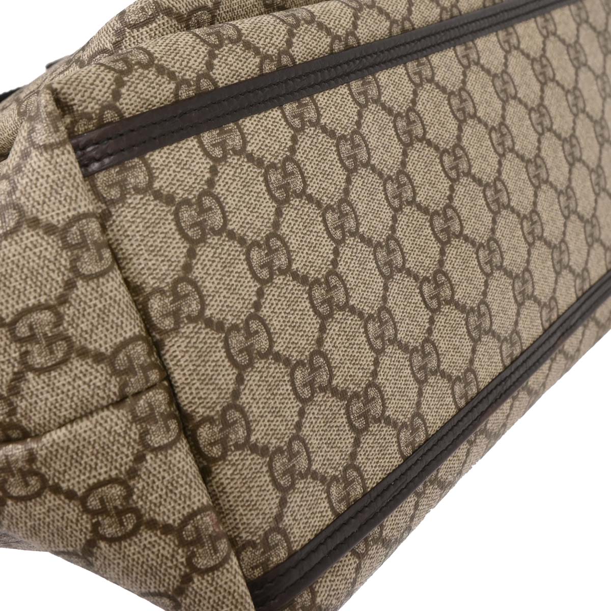 Gucci Beige PVC GG Tote Handbag - Image 4