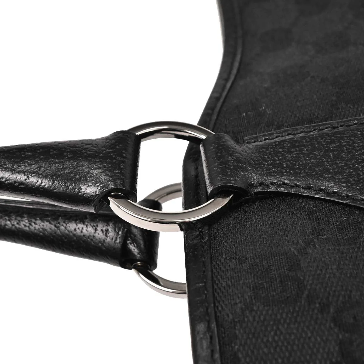 Gucci Black Canvas GG Tote Handbag - Image 5